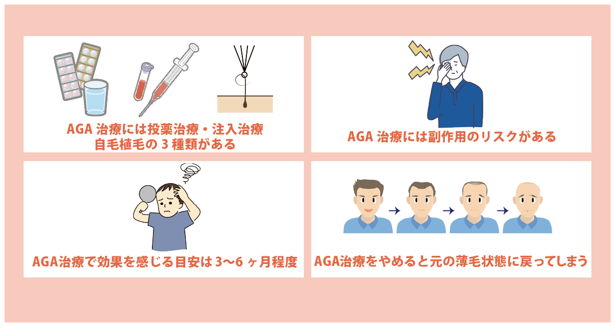 AGA治療の基礎知識と注意点