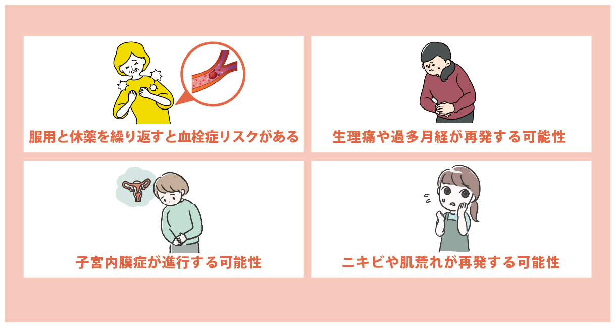 ピルをやめたあとは体調不良に？休薬リスクや注意点を解説