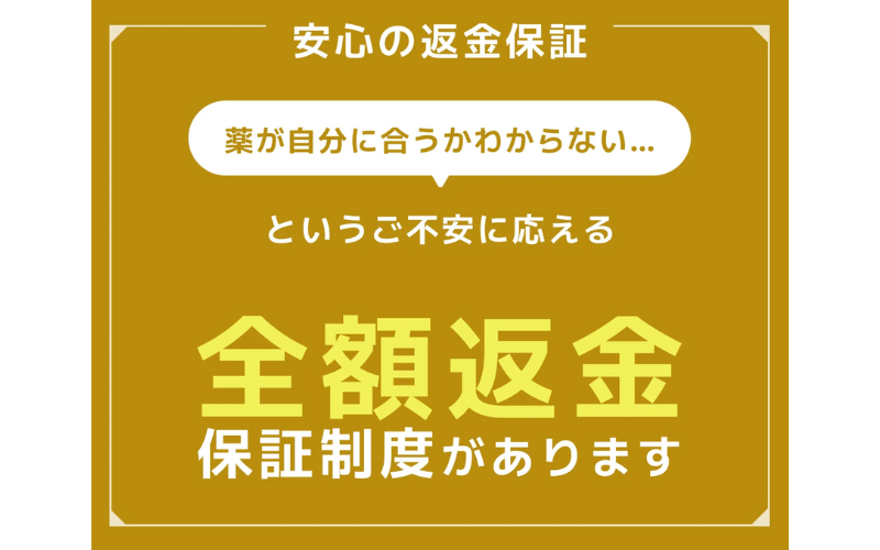 AGA治療　全額返金保証