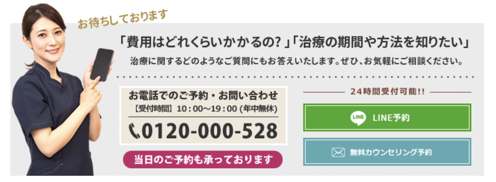 スマイルAGAクリニック 予約からAGA治療までの流れ